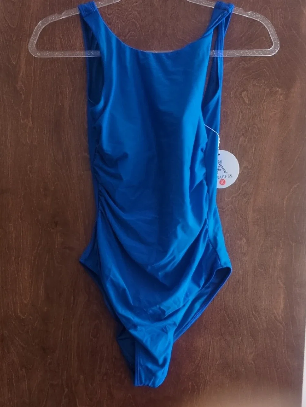 Girls' Solid Royal Blue One-Piece Bodysuit Swimsuit